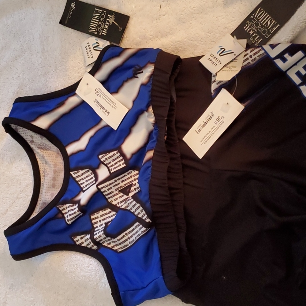 Cheer Athletics Reversible practice wear.
